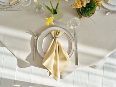 Stain resistant tablecloth LOFT sand 3