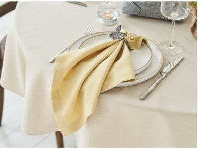 Stain resistant tablecloth LOFT sand 2