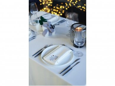 Christmas edition | Cloth napkin BORGONA, champagne colored, stain resistant 7