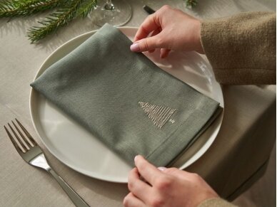 Christmas napkin CANDELA stain resistant 1