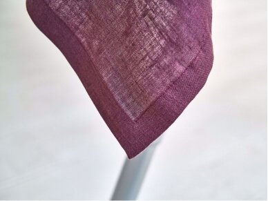 Linen tablecloth AUBERGINE 1