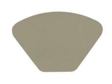 Leather placemat for TOGO round table taupe