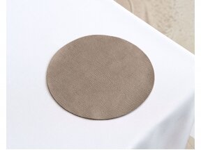 Textile placemat LIGHT BROWN