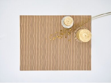 Textile placemat GOLDEN STRIPS