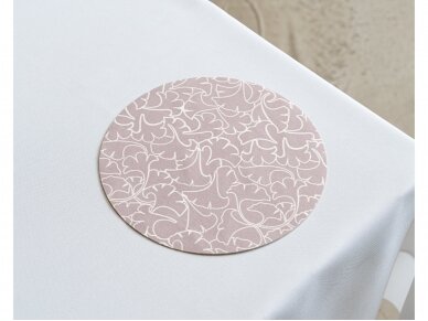 Textile placemat WHITE IVY 2