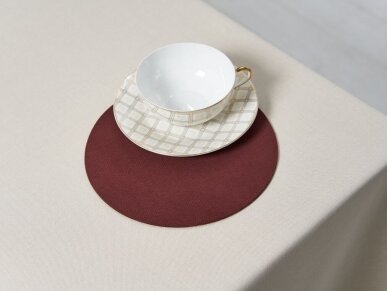 Textile placemat BURGUNDY