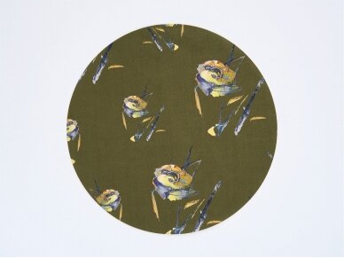 Textile placemat FLOWERS IN THE MOSS