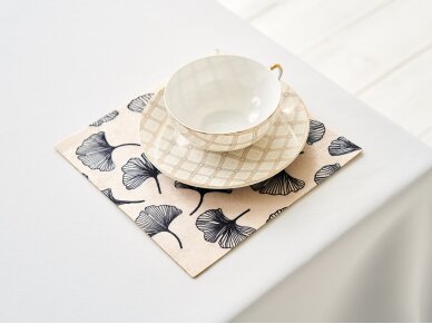 Textile placemat GINKGO BILOBA 2