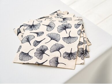 Textile placemat GINKGO BILOBA 4