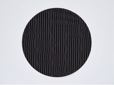 Textile placemat BLACK STRIPES