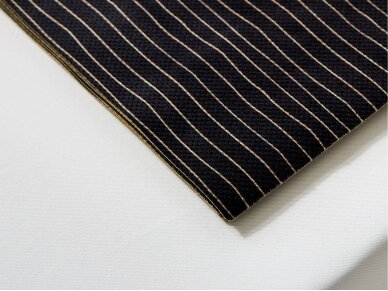 Textile placemat BLACK STRIPES 6