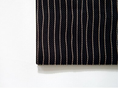 Textile placemat BLACK STRIPES 7