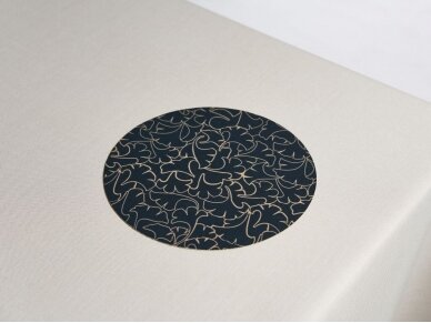 Textile placemat BLACK IVY 1