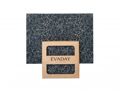 Textile placemat BLACK IVY 3