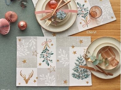 Textile placemat CHRISTMAS