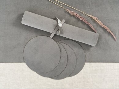 Textile placemat GRAY 2