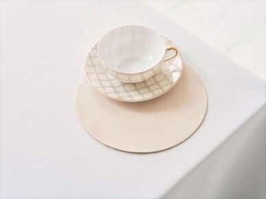 Textile placemat CHAMPAGNE