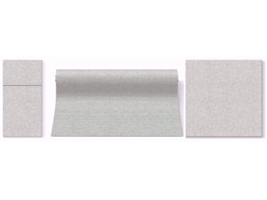 Servetėlė įrankiams pilka Airlaid, linen structure grey 2