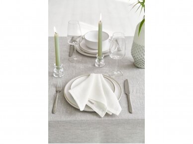 White hemp fabric napkin 3