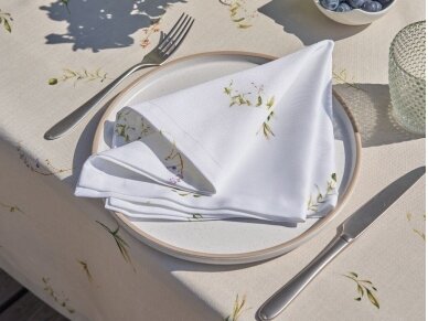 Napkin LAMINA white