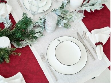 Napkin white, linen 3