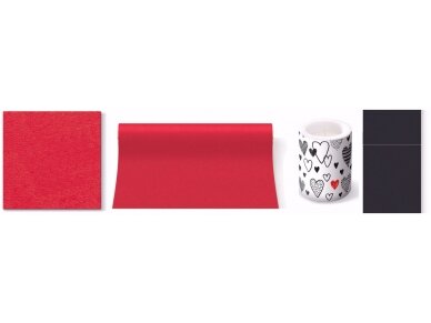 Airlaid napkin, red 3