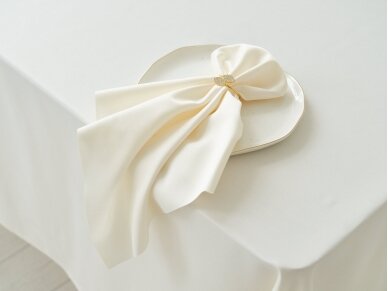 Napkin champagne SATEN seamless stain resistant