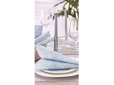 Airlaid napkin light blue 4