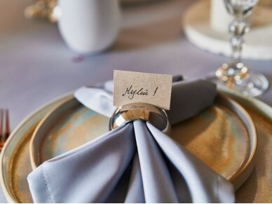 Napkin SATEN, silver gray 4