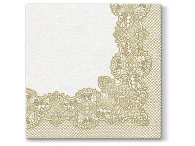 Servetėlės auksinės ROYAL LACE gold Airlaid