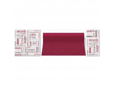 Airlaid napkin ITALIAN FOOD BORDEAUX 1