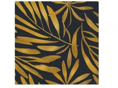 Airlaid napkin GOLDEN LEAVES