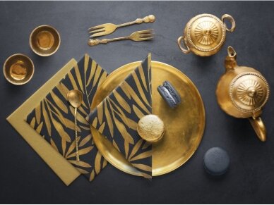 Airlaid napkin GOLDEN LEAVES 1