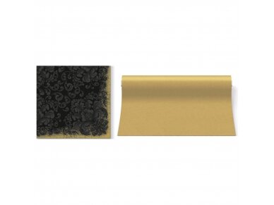 Airlaid napkin ROCOCO, black 1