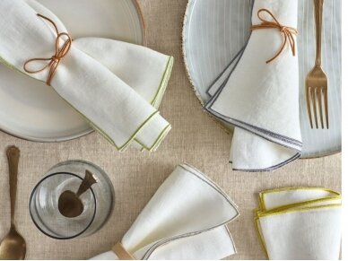 Napkins LINNEN IVORY