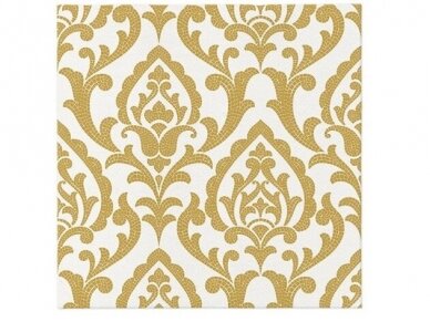 Airlaid napkin PORTUGUESE TILES gold