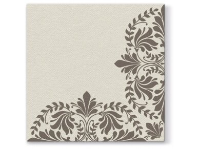 Airlaid napkin IVY NAPKIN, brown