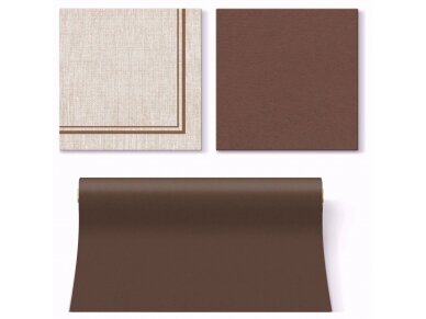 Airlaid napkin NATURAL FRAME, brown 1