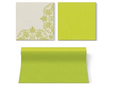 Airlaid napkin IVY MOTIVE, lime 1