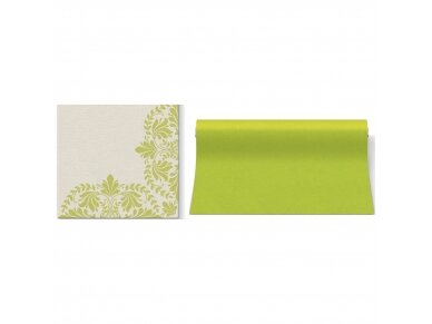 Airlaid napkin IVY MOTIVE, lime 2