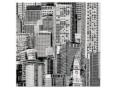 Airlaid napkin, CITY VIEW