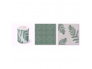 Napkins, Linen Structure Green 3