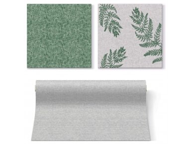 Napkins, Linen Structure Green 2