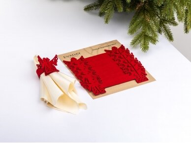 Napkin rings "Angel" red