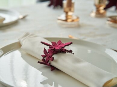 Napkin rings NOELA bordeaux 2