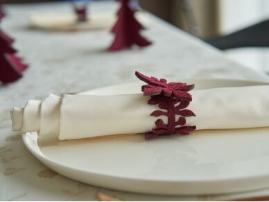 Napkin rings NOELA bordeaux 3