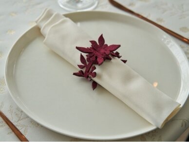 Napkin rings NOELA bordeaux 1