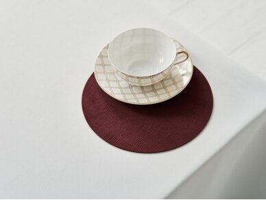 Textile placemat BURGUNDY 7