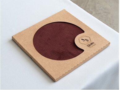 Textile placemat BURGUNDY 6