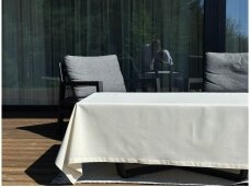 Stain resistant tablecloth TERAZZA ecru